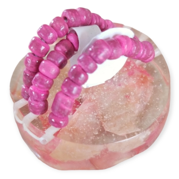 Vintage Made In Philippines Lucite Seashell Ring One Size - Picture 7 of 9